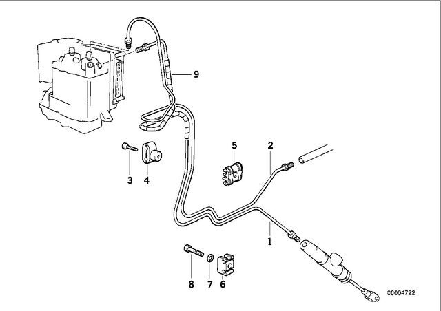34322314637 - Brakes: Holder -  for BMW-Motorrad Image