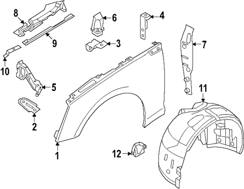Fender & Components for 2024 Audi RS5 #0