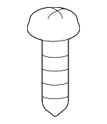 82676N6000 - Body: Trunk Side Trim Screw for Hyundai: Ioniq 6, Sonata Image