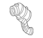 2741400280 - Exhaust: Catalytic Converter for Mercedes-Benz Image