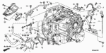 24901RNA000 - Transmission - Automatic: COVER, CONTROL WIRE for Honda Image