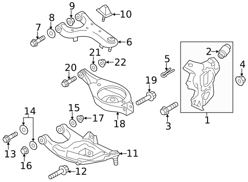 Rear Suspension for 2012 INFINITI QX56 #0