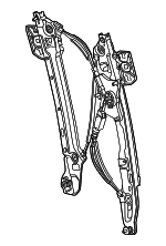 95C839462A - : Window Regulator for Porsche Image