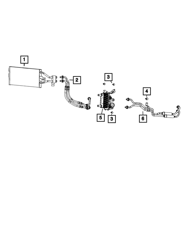 68596421AA - Cooling: Transmission Oil Cooler for Mopar Image