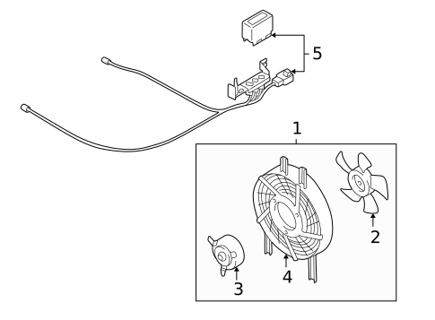Condenser Fan for 2002 Mitsubishi Montero Sport #0