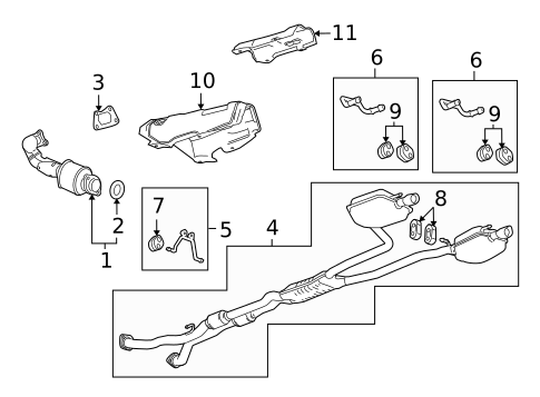 Exhaust Manifold for 2012 Cadillac CTS #0