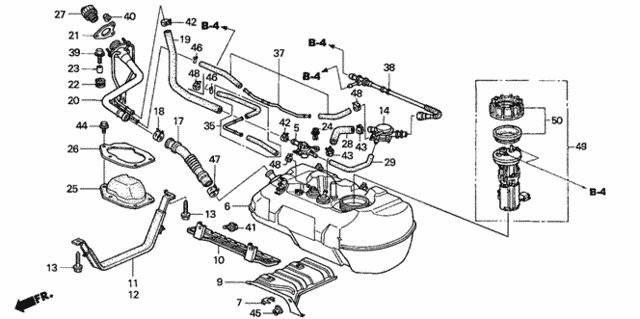 Fuel Tank for 2000 Honda Insight #0