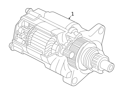 Starter & Related Components for 1999 Honda Accord #0