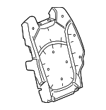 22775891 - Body: Seat Back Pad for Buick: Enclave | Chevrolet: Traverse | GMC: Acadia, Acadia Limited Image