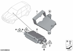 84109134266 - Communication Systems: Bracket for Usb Hub for BMW Image