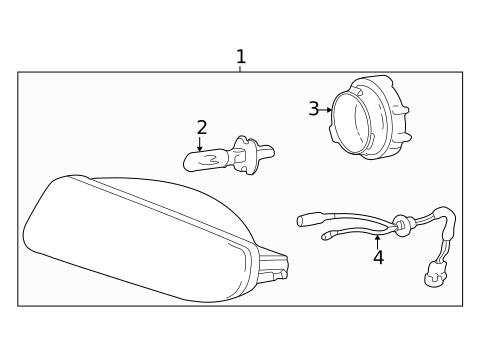 Bulbs - Chassis for 1999 Hyundai Sonata #2