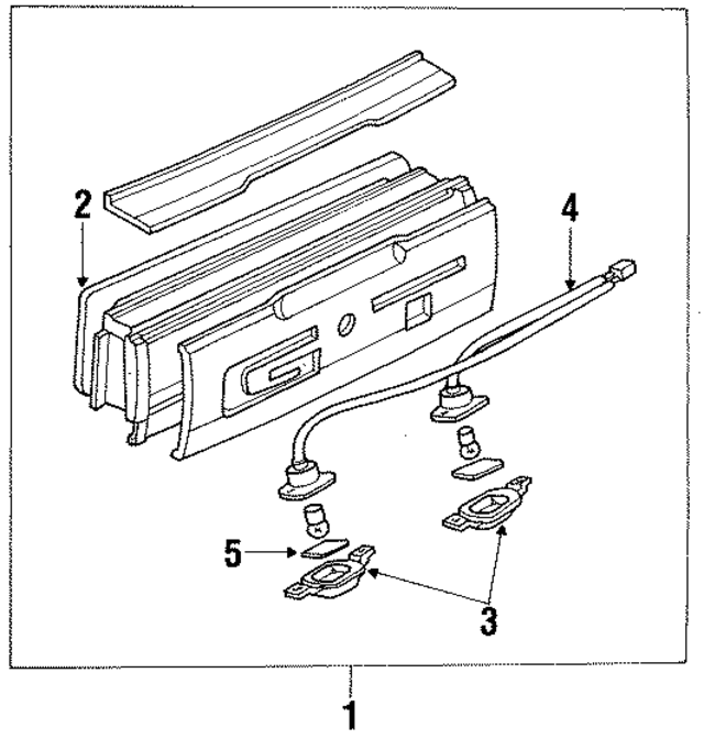 FO2Z13550B - Electrical: License Lamp for Ford: Probe Image