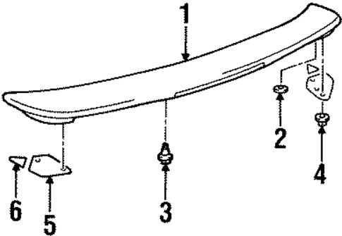 Spoiler for 1997 Lexus SC300 #0