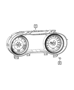 68432311AC - : Instrument Panel Cluster for Mopar Image