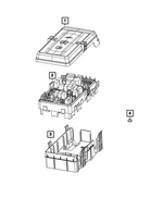 68648541AA - : Pre Fuse Block Power Distribution Center for Jeep: Gladiator Image
