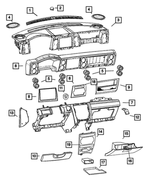 5179450AA - : Instrument Panel Mat for Mopar Image