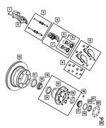 1BP02694AA - Brakes: Wheel Bearing, Bproauto for Mopar Image