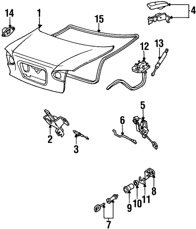 F5RZ5442701A - Body: Hinge for Ford Image