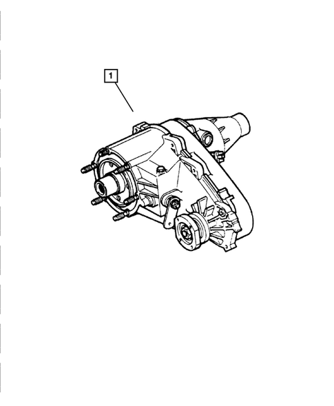 Transfer Case Assembly for 2003 Dodge Dakota #0