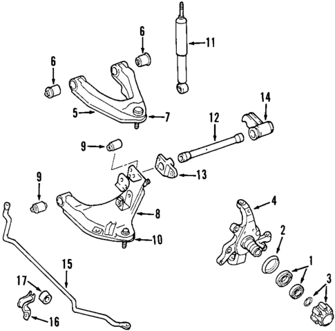 Front Suspension for 2002 Nissan Xterra #0