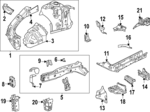 26346405 - : Apron Assembly for Chevrolet: Equinox Image