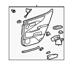 676305A610L4 - Body: Door Trim Panel for Lexus: LS460, LS600h Image