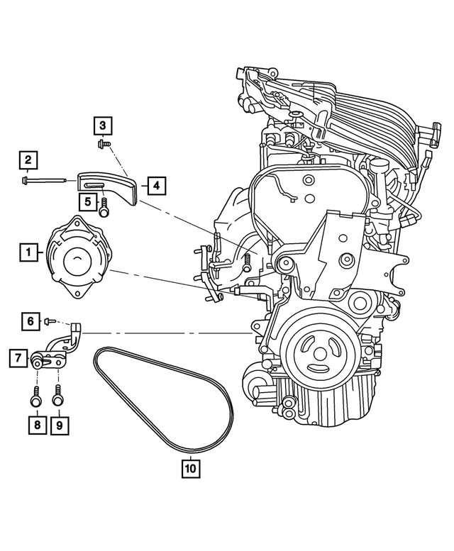 6101512 - Electrical: Hex Head Screw And Washer for Mopar Image