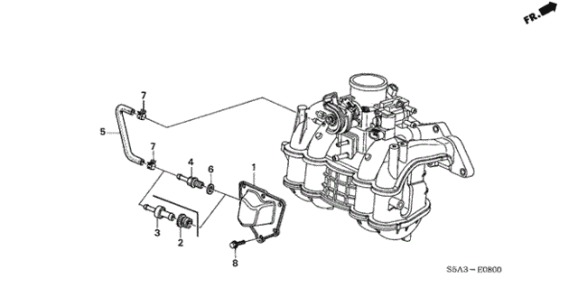 Breather Cover (1) for 2002 Honda Civic #0
