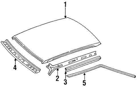 Roof for 1990 Nissan Sentra #0