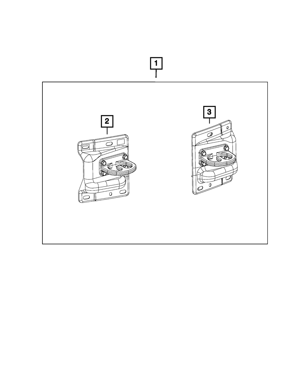 Tow - Front Hook Kit - Mopar (82212185AB)