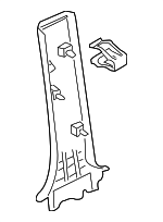 ZZCA6822025 - Body: Door Pillar Post Trim Set for Mazda: Tribute Image