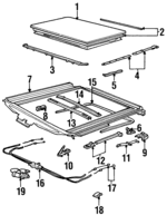54121960443 - Body: Slide Panel for BMW: 318i, 318is, 318ti, 323i, 323is, 325i, 325is, 328i, 328is, M3 Image