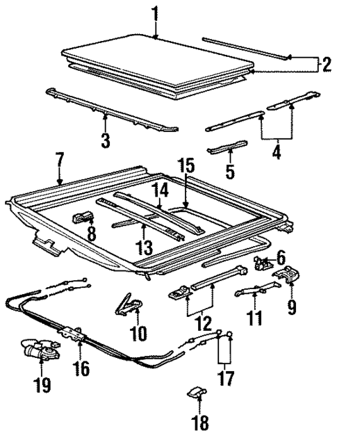 Sunroof for 1995 BMW 318ti #0