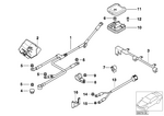 12421407786 - Engine Electrical System: Cable, Altern, Start Motor Supp Point B+ for BMW Image
