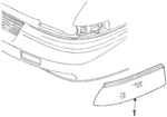 5977349 - Electrical: Side Marker Lamp for Chevrolet: Lumina APV | Oldsmobile: Silhouette | Pontiac: Trans Sport Image