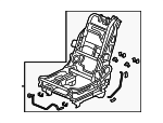 81702THRA03ZA - Body: Seat Frame for Honda: Odyssey Image