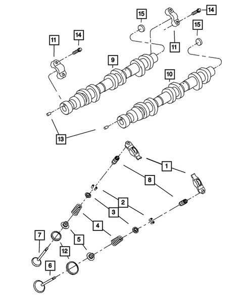 Camshaft and Valve for 2011 Jeep Grand Cherokee #0