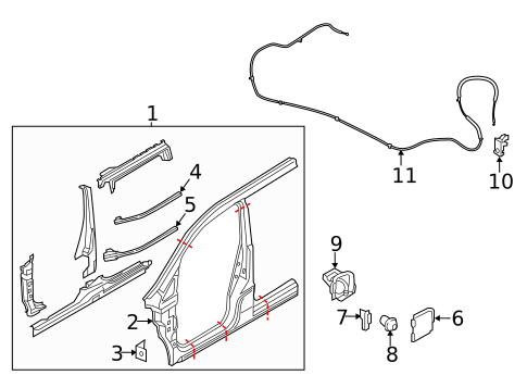 Aperture Panel for 2016 Chevrolet City Express #0