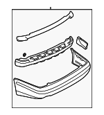 32016212 - Body: Bumper Assembly for Saab: 9-5 Image