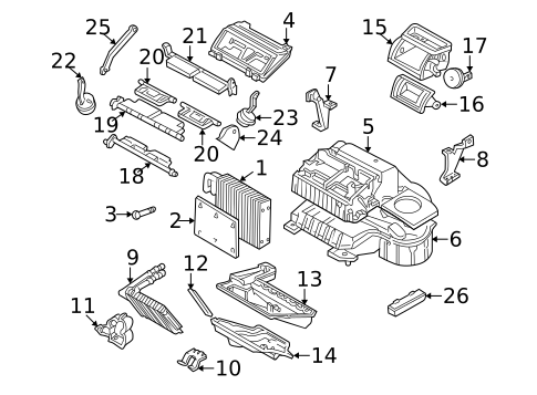 A/C Condenser & Evaporator for 2001 Buick Century #1
