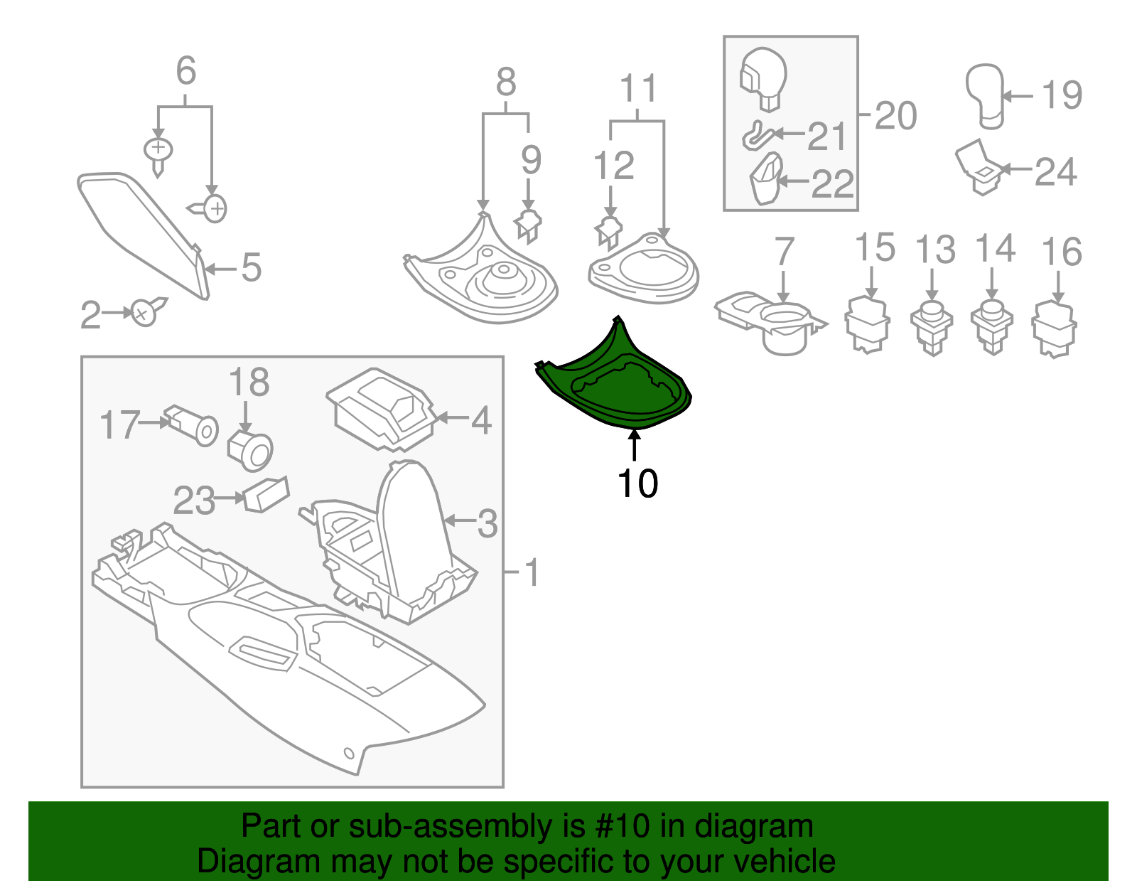 Shift Plate - Nissan (K6941-1A36A)