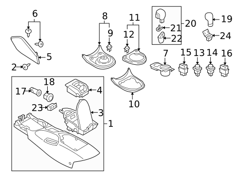 Switches for 2012 Nissan 370Z #1