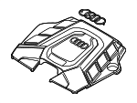 4M0133849T - Engine: Engine Cover for Audi Image image