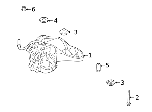 Transfer Case for 2006 Buick Terraza #0