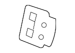 D3507046X - Body: Door Lock Striker Plate for Mazda Image