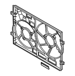 3Q0121205B - : 2017-2024 Audi - Fan Shroud for Audi: Q3, RS3, TT RS Quattro Image