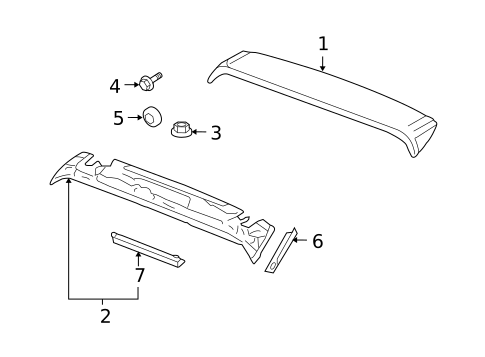 Spoiler for 2008 Porsche Cayenne #0