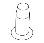 1420608250B - Body: Lower Deflector Clip for Kia: Cadenza, Carnival, EV6, EV9, Forte, Forte5, K4, K5, K900, Niro, Niro EV, Optima, Rio, Sedona, Seltos, Sorento, Soul, Soul EV, Sportage, Stinger, Telluride Image