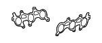 171730P020 - Exhaust: Manifold Gasket for Lexus: ES350, GS300, GS350, GS450h, IS250, IS300, IS350, RC300, RC350, RX350, RX450h Image