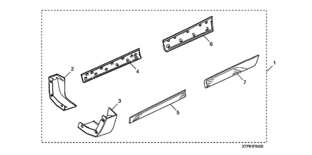 Side Under Spoiler for 2012 Honda Crosstour #0